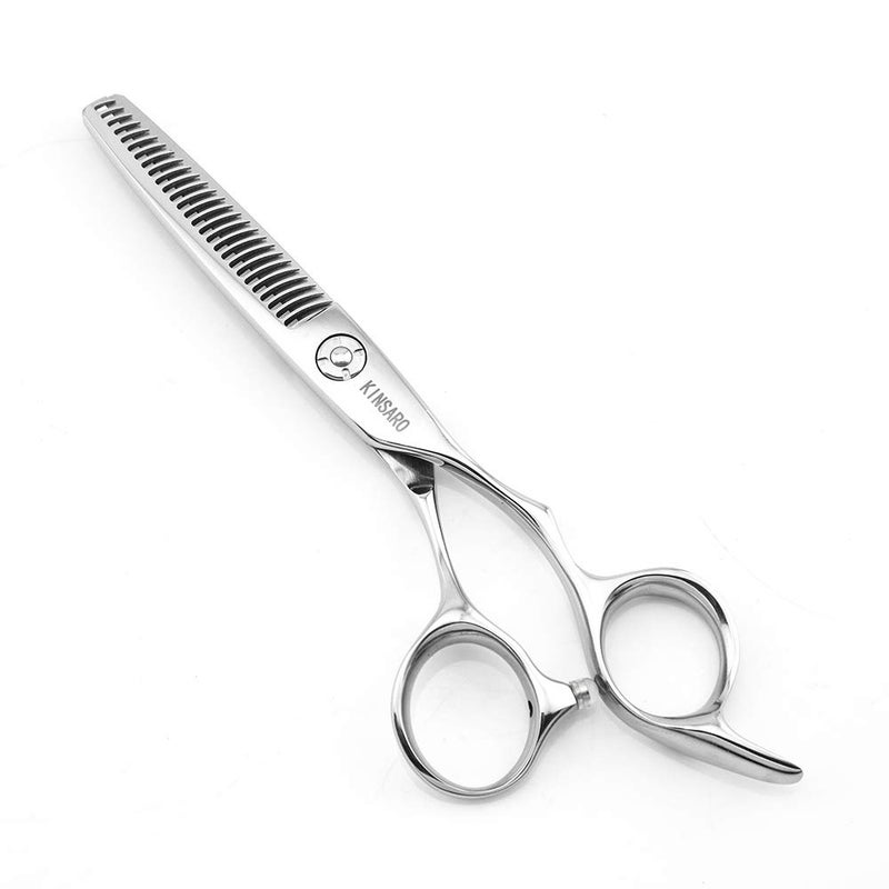 KINSARO Hair Thinning Scissors 5.75 Inch Hair Shears Professional Barber Scissors Sharp Hair Thinning Shears Convex Razor Edge 440c KINSARO for Hairdresser Barbershop or Home Use - Image 1